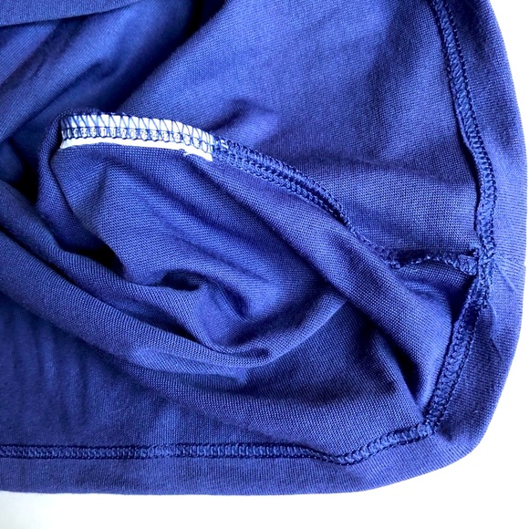 NEW NIKE TEE DRI-FIT Long Sleeve Shirt ATHLETIC CUT Medium Blue NWOT - Picture 11 of 16